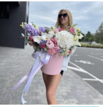 Шляпная коробка «Ноты любви»